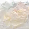 Ropa interior de algodón para mujer Clase A 10A antibacteriana de seda de morera con entrepierna extendida, bragas triangulares de algodón puro con borde de volantes de color liso para niñas y estudiantes