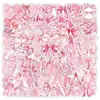 103 adesivos de laço rosa coração de menina rosa personalidade grafite decoração celular bagagem adesivos à prova d'água