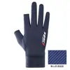 Guantes de protección solar para hombre verano sin dedos dos dedos medio dedo pesca para llevar finos transpirables guantes de seda de hielo verano ciclismo