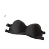 Kaka Mismo Estilo Delgado Brillante Una Pieza Envolvente Sin Tirantes Envoltura para el Pecho Sexy Push-up Sujetador Invisible Antideslizamiento Ropa Interior Ligera para Mujer