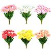 Tulipán PU pegamento suave tulipán flor artificial transfronterizo accesorios para arreglos de boda flor artificial