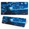 Fabricante Vende Alfombrilla de Ratón Antideslizante con Base de Goma de Cielo Estrellado Creativo Extra Grande para Estación de Trabajo de Oficina Teclado Escritorio Pad