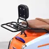 Adecuado para Longjia Victoria 150 Respaldo Plegable Portaequipajes Trasero Porta Bolsa Trasera de Carga Portaequipajes Trasero Modificación de Respaldo