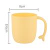 Taza para enjuague bucal de trigo Taza para cepillado de dientes Taza de pajita coreana para pareja Taza taza de café Taza de leche Taza de regalo LOGOTIPO