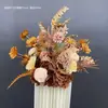 Arreglos Florales Artificiales Transfronterizos para Decoración de Bodas, Arreglos Florales para Pasarela de Bodas, Decoración de Banquetes, Filas Largas de Flores