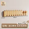Cabide de Madeira com Formato de Tecla de Piano para Parede, Instalação sem Furos, Prateleira de Armazenamento Criativa para Quarto, Hall de Entrada e Corredor
