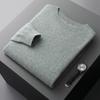 Suéter de cachemira de cuello redondo listo para usar de primera línea, otoño e invierno de 2023, camisa informal de punto de cachemira para hombre