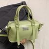 Bolsa Boston Portátil Estilo Nicho Retro Estilo Coreano Feminina Simples Versátil Elegante Alta Qualidade Bolsa Transversal