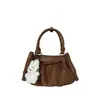 Bolso de Mujer Transfronterizo Nueva Moda Nicho Plegado Bolso de Hombro Nuevo Estilo Retro para Viajes Diarios Bolso de Mano Popular