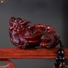Pingente Escultura de Cabana de Pau-Rosa Pixiu Brinquedo de Madeira Peça de Mão Decoração de Casa Ponto Cênico Artesanato Mais Vendido