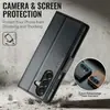 Adecuado para Samsung A57 Funda Antirrobo para Teléfono Móvil, Galaxy A27 Funda de Cuero con Tarjetero Plegable RFID, A37 Funda Protectora