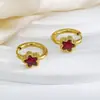 Fábrica de Pendientes de Acero de Titanio Dongguan 8 Estilos de Juegos de Pendientes Multiestilo Chapados en Oro, Suministro Exclusivo Transfronterizo de Pendientes, Al por Mayor en Stock