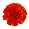 Flor de Cinta Clavel Tela Flores Plegadas Hechas a Mano DIY Pasadores para el Cabello de Niños Diademas Ropa Zapatos y Sombreros Accesorios de Flores