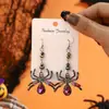 Venta Caliente Transfronteriza Europea y Americana Combinación de Pendientes de Halloween Dibujos Animados Divertidos Cabeza de Calabaza Fantasma Murciélago Elemento Set de Pendientes