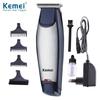 El fabricante Kemei ofrece muestras y dibujos para personalizar la cortadora de cabello eléctrica con cabezal de aceite USB Km-5021, producción OEM.