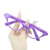 2026 Gafas al por mayor para adultos y niños Estilo coreano Unisex Gafas retro Ojo de gato Decorativas Lisas Flor de ciruelo