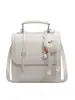 Mochila Casual de Alta Qualidade Versátil Feminina 2024 Nova Moda Acadêmica Bolsa de Ombro Mochila Multifuncional