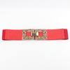 Cinto feminino elástico simples europeu e americano, selo de cintura, cinto decorativo para vestido de princesa, cinto elástico de moda coreana para mulheres