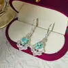 Pendientes de Zirconia de Lujo de Gama Alta para Mujer con Diseño Único, Nuevo Modelo 2026, Accesorios para Orejas Estilo Lujo Ligero