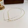 Collar de Diseño Coreano con Patrón de Ola de Agua Floral Brillante de Cuerpo Completo para Mujer, Cadena de Clavícula de Moda de Lujo Ligero de Nicho al por Mayor