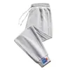 Nova Calça Casual Masculina Primavera 2024 Solta Tamanho Grande Tendência Calça Esportiva Calça de Pierna Harlan Calça de Pierna Guarda