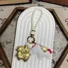 Llavero del Dios de la Riqueza de Oro Puro, Colgante para Teléfono, Regalo para Mejores Amigos, Clientes de la Empresa y Amuleto del Año de Nacimiento