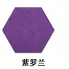 Tablero de fieltro, tablero de mensajes, pegatina de pared hexagonal de fieltro colorido para fondo de jardín de infantes, alfombrilla hexagonal insonorizada, pegatina de pared de rompecabezas