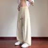 Pantalones Casuales de Seda Helada Transpirables Nuevos de Verano 2026 para Hombre Marca de Tendencia Pierna Recta Texturizados Tallas Grandes Pierna Ancha Simple Pantalones Largos