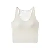 Camisola de Encaje Hueco sin Espalda de Nuevo Estilo con Copas, Ajuste Ceñido Versátil como Capa Base o Prendas Exteriores Camiseta sin Mangas para Mujer