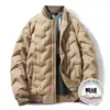 Chaqueta Ligera de Plumas Tangkezhe Otoño/Invierno Nueva con Cuello de Béisbol, Plumón de Pato Blanco, Abrigo de Plumas Cálido y Moderno para Hombre al por Mayor