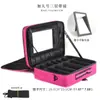Bolsa de Maquiagem Cosmética Portátil Multifuncional com Divisória Grande Multicamadas Personalizada para Tatuagem Unha Maquiagem Ferramentas