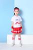 Uniforme de basquete infantil de verão terno de manga curta infantil infantil jardim de infância escola primária e secundária cheerleading uniforme