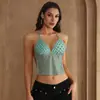 Camisola sexy de lunares estilo europeo y americano transfronteriza para mujer, nuevo 2026, corte ajustado, que realza la figura, moderno y versátil