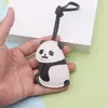 Llavero de Coche de Cuero Relleno de Algodón Panda Tesoro Nacional de Dibujos Animados Colgante Creativo Lindo de Pareja Colgante Venta al por Mayor