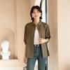 Camisa de Manga Larga Yun Yun para Mujer Otoño 2025 Nueva Ropa Profesional de Trabajo de Alta Gama Formal Solapa Top Versátil