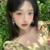 Impresionantes pendientes de borla floral para mujer, estilo vacacional de verano en la costa, inspirados en el bosque, pendientes dulces y sofisticados