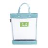 Bolsa tutorial portátil bolsa de classificação de assunto para estudantes bolsa de livro de grande capacidade botão de pressão bolsa de maquiagem impressão de saco de arquivo transparente