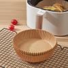 Bandeja de Papel Especial para Freidora de Aire de Grado Alimenticio Almohadilla de Papel Absorbente de Aceite Papel para el Hogar Alimentos Papel de Silicona Aceitado Papel de Estaño Bandeja Herramienta para Hornear