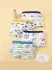 Ropa Interior Infantil Transfronteriza, Algodón Puro, Clase A, Calzoncillos Bóxer de Algodón para Niños, Estudiantes de Primaria y Secundaria, Ropa Interior Infantil de Dibujos Animados