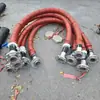Manguera de Goma de Alta Presión con Diámetro Grande, Resistente al Desgaste y a la Presión, para Transferencia de Aceite y Agua, Manguera de Goma de Alta Presión con Brida, Manguera de Goma con Brida de Diámetro Grande