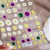 Pegatinas para Uñas 5D Estilo Japonés Cara Sonriente Girasol Similar al Hierro Pro Lindas Coloridas Cara Sonriente Flor Ts551 Pegatinas Adhesivas para Uñas