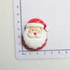 Acessórios de Resina do Papai Noel Materiais Combinando Feitos à Mão Pingente de Argola para Cabelo Chaveiro Criativo Cola de Creme