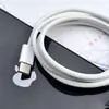¡La mano de obra es increíble! Cable de Datos Trenzado Doble C de Gama Alta Blanco 60W Cable de Carga Rápida PD60W Adecuado para Apple i