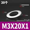 Arandela Acero Inoxidable 304 Arandela Plana Grande Redonda Engrosada Metal Tornillo Mesón M2M3M4M5-M30