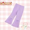 Pantalones Acampanados de Moda para Niñas Primavera 2026, Pantalones Elegantes Nuevos para Niños Primavera y Otoño, Pantalones Largos Versátiles para Niñas Pequeñas, Modernos