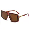 Novos Óculos de Sol da Moda Oversized Cor Degradê Versátil Avant-garde Moda Europeia Americana Estilo Ins Transfronteiriço Proteção Solar Sombra