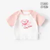 Camiseta de manga corta de verano para bebé Top de verano para niño Camiseta fina de manga corta para bebé Ropa holgada de verano para niños Ropa para niños