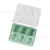 Bandeja para Cubitos de Hielo de Whiskey de Venta Caliente Transfronteriza, Molde de Silicona Cuadrado + Esférico para Cubitos de Hielo con Embudo, En Stock