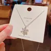 Diseño de Collar Giratorio de Copo de Nieve Retro Coreano, Cadena Versátil y Sencilla para la Clavícula, Regalo para Novia, Regalo de Año Nuevo