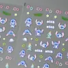 Redanco Novo 5D Embotido Desenho Animado Stitch Adesivos de Unha Decalques de Unha Adesivos 3D Venda por Atacado